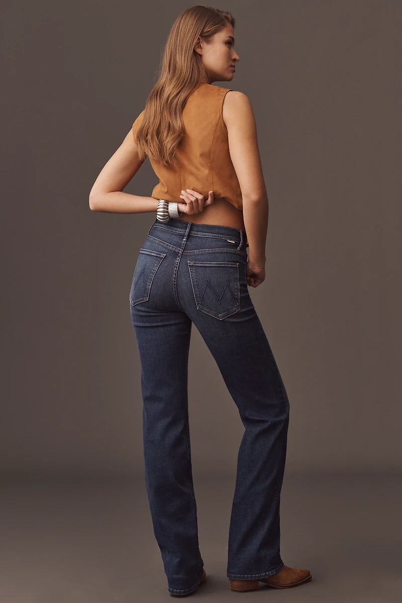 MOTHER The Kick It Mid-Rise Straight-Leg Jeans