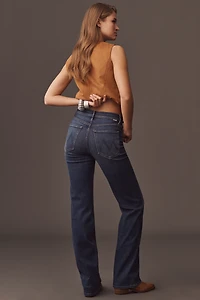 MOTHER The Kick It Mid-Rise Straight-Leg Jeans