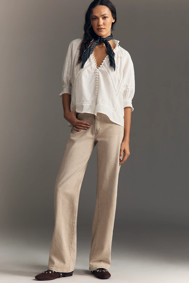 MOTHER The Dodger Sneak High-Rise Pants