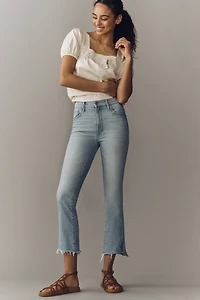 MOTHER Insider High-Rise Crop Straight Step Jeans