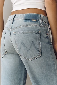 MOTHER Rambler Zip Ankle Mid-Rise Straight-Leg Jeans