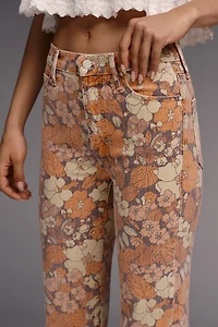 MOTHER Kick It High-Rise Straight Jeans