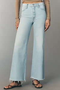 MOTHER Hustler Roller Skimp High-Rise Wide-Leg Jeans