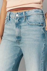 MOTHER Rambler Zip Flood Mid-Rise Straight Leg Jeans