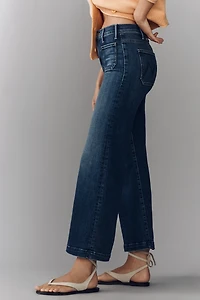 MOTHER The Hustler Petite Roller Sneak Jeans