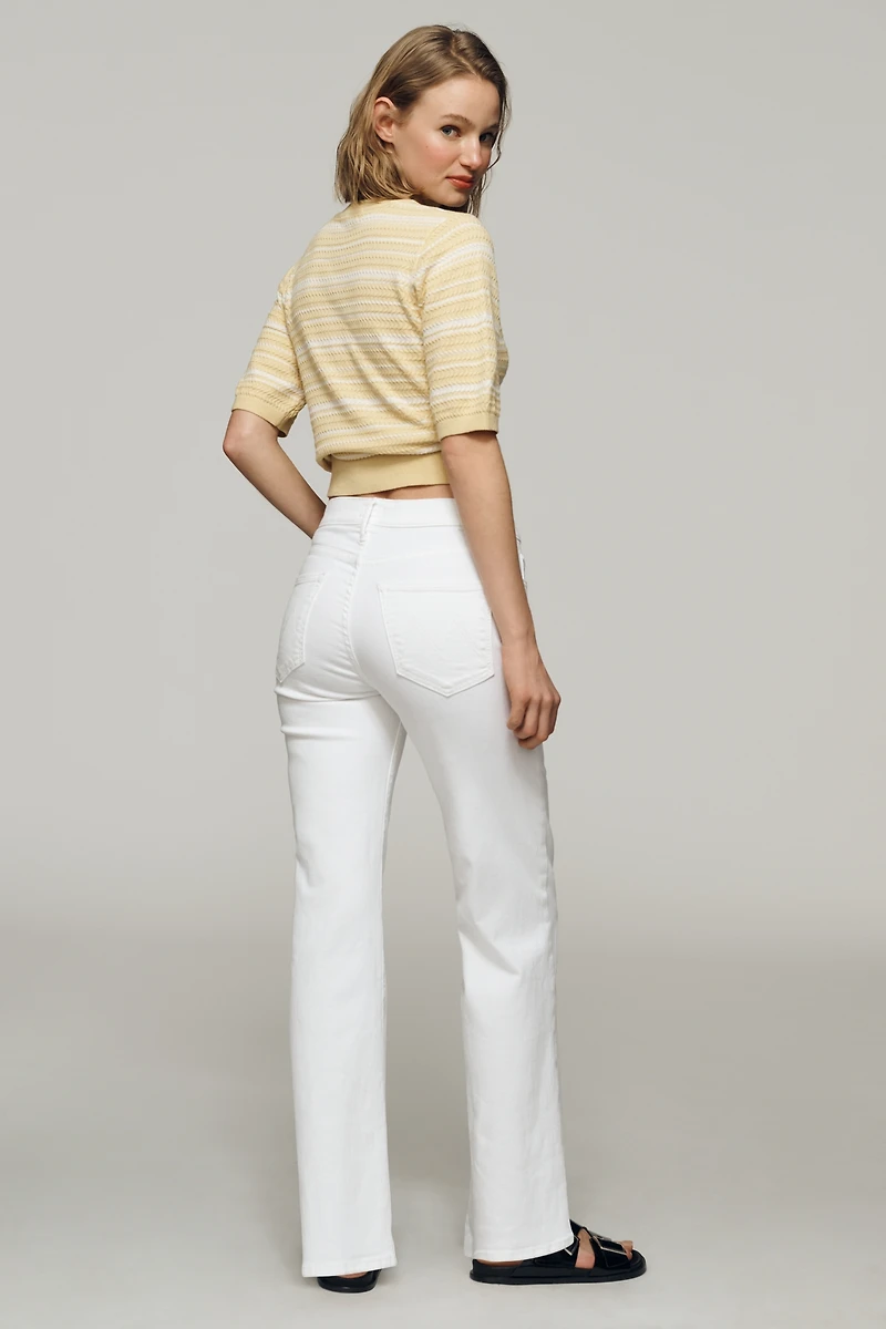 MOTHER Kick It Flood High-Rise Straight-Leg Jeans