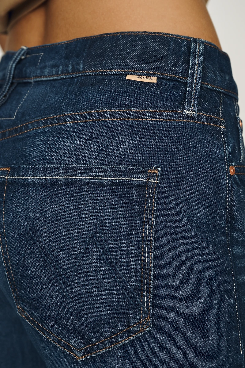 MOTHER Kick It Mid-Rise Straight-Leg Jeans