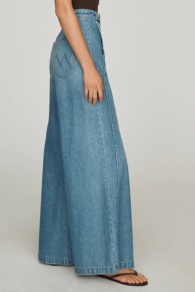 MOTHER Sugar Cone Sailor High-Rise Wide-Leg Jeans