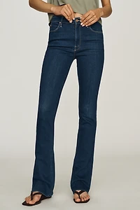 MOTHER Runaway Low-Rise Bootleg Jeans