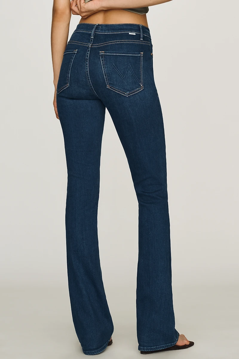 MOTHER Runaway Low-Rise Bootleg Jeans
