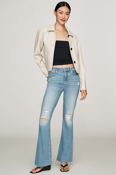 MOTHER Weekender High-Rise Bootcut Jeans
