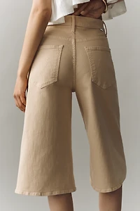 MOTHER Whole Lot Twist Zip High-Rise Barrel Jeans