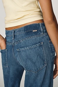 MOTHER Lasso Sneak Mid-Rise Wide-Leg Jeans