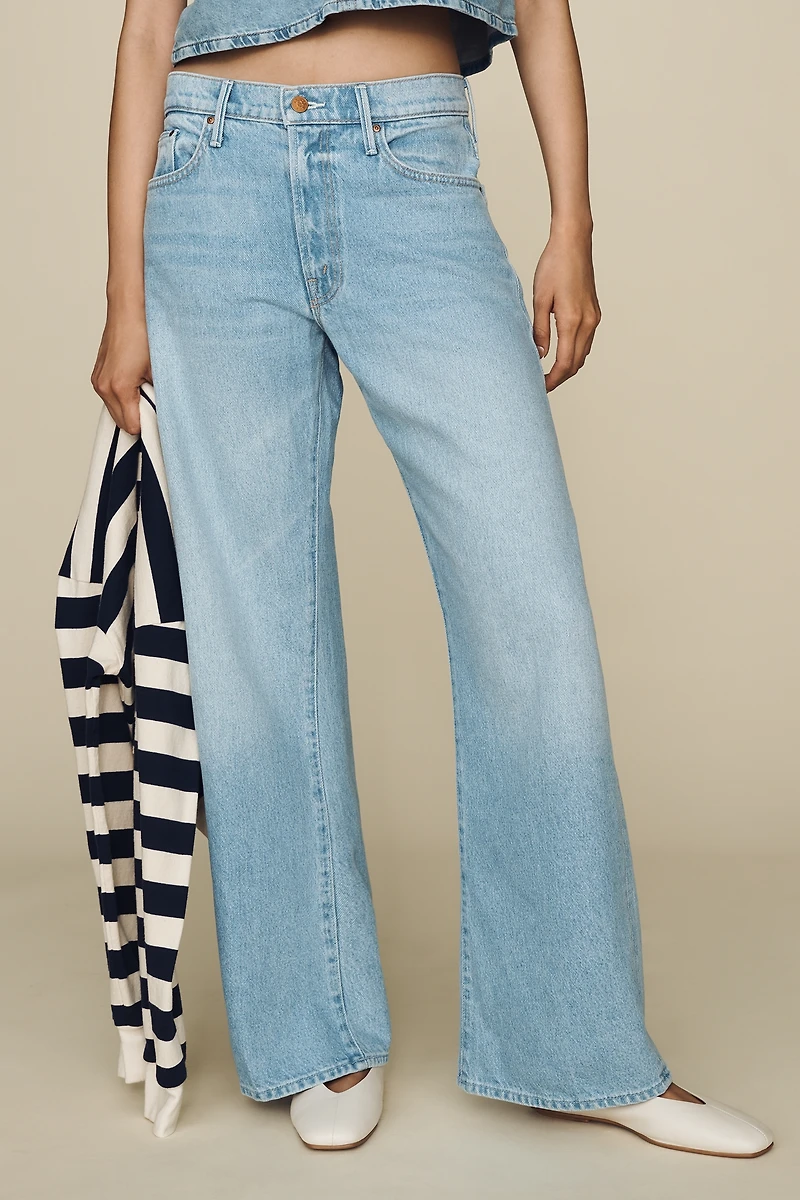 MOTHER Whip Skimp Mid-Rise Tapered Jeans