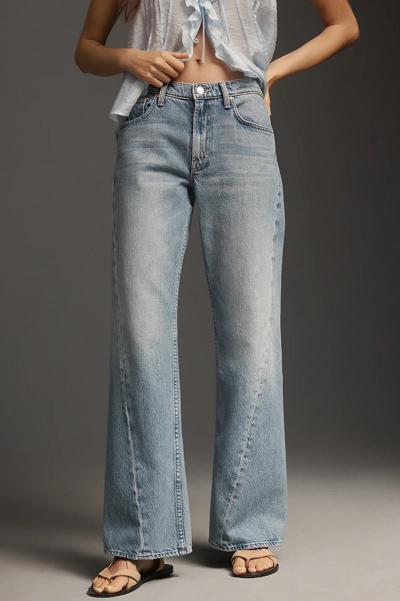 Mother Bookie Twist High-Rise Flare Jeans