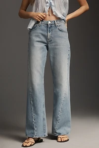 Mother Bookie Twist High-Rise Flare Jeans