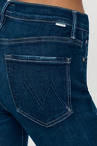 MOTHER The Rascal Skimp Mid-Rise Straight-Leg Jeans