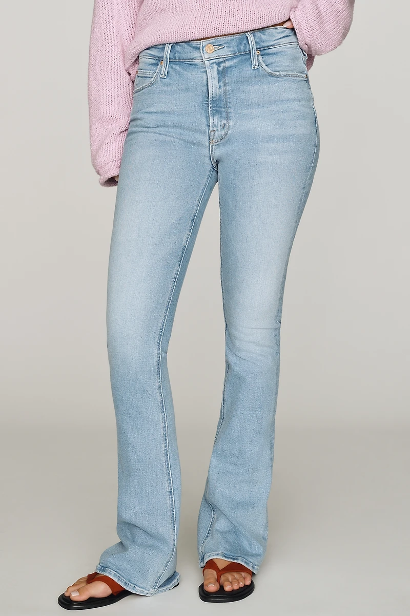 MOTHER Runaway Low-Rise Slim Bootcut Jeans