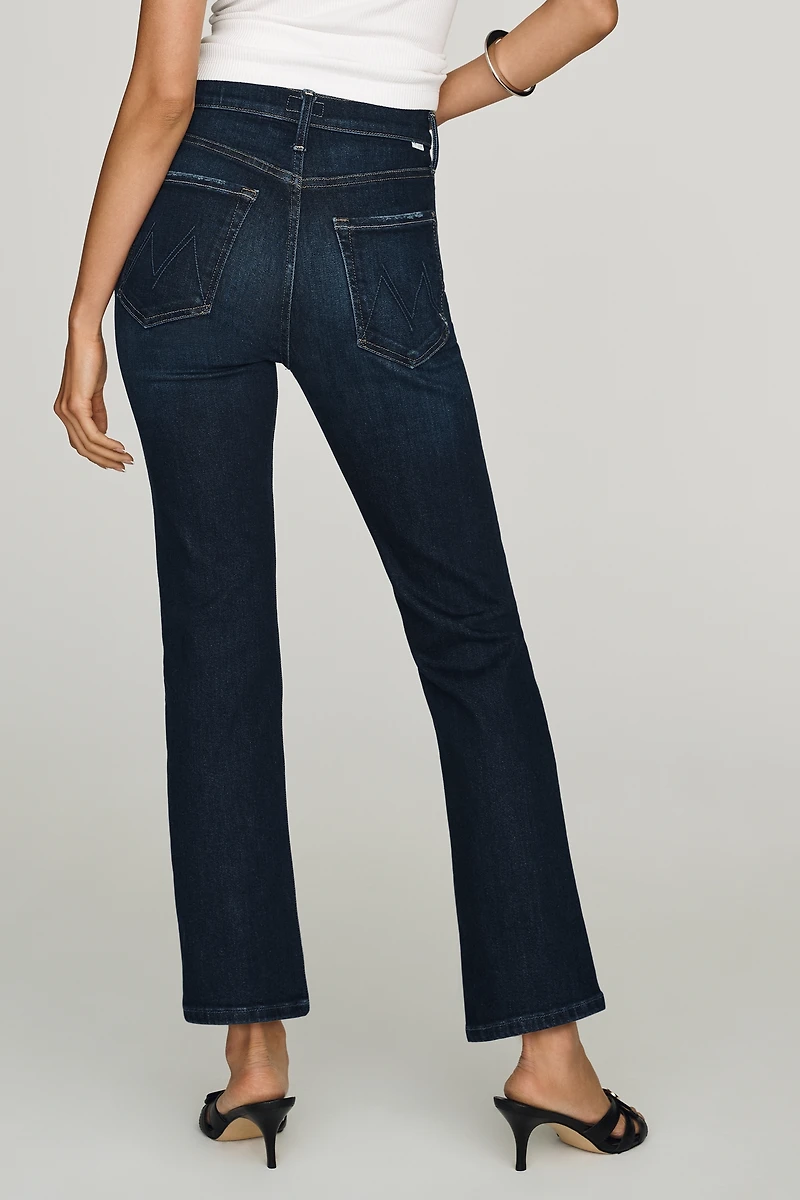 MOTHER Tripper Flood High-Rise Straight-Leg Jeans