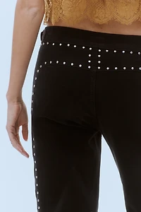 MOTHER T-Bone Tomcat Roller Skimp Mid-Rise Flared Jeans
