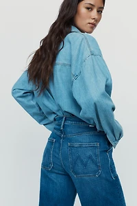 MOTHER Maven Sneak High-Rise Wide-Leg Jeans