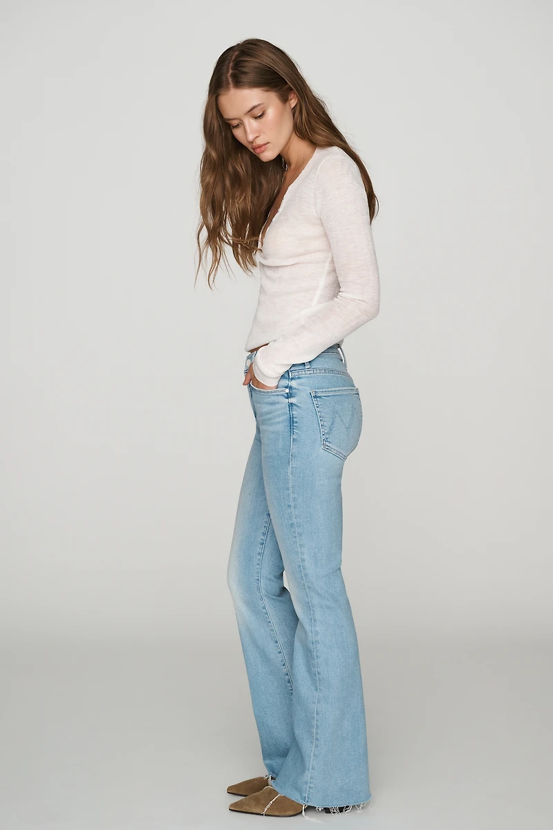 MOTHER The Weekender Mid-Rise Bootcut Jeans