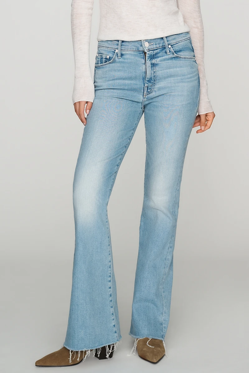 MOTHER The Weekender Mid-Rise Bootcut Jeans