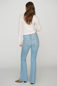 MOTHER The Weekender Mid-Rise Bootcut Jeans