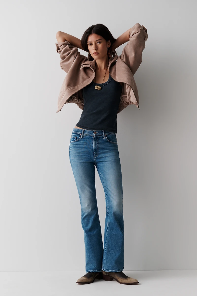 MOTHER The Weekender Mid-Rise Bootcut Jeans