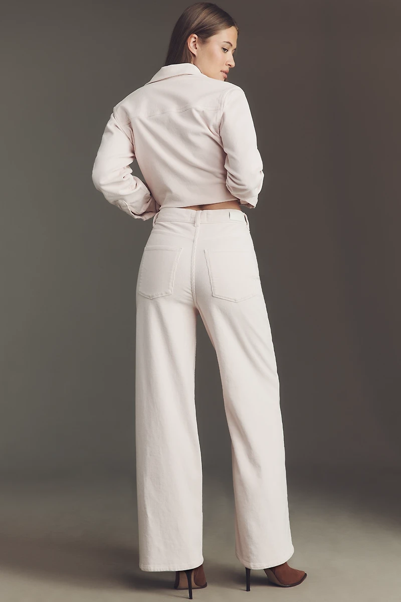 DL1961 Hepburn Corduroy High-Rise Wide-Leg Jeans