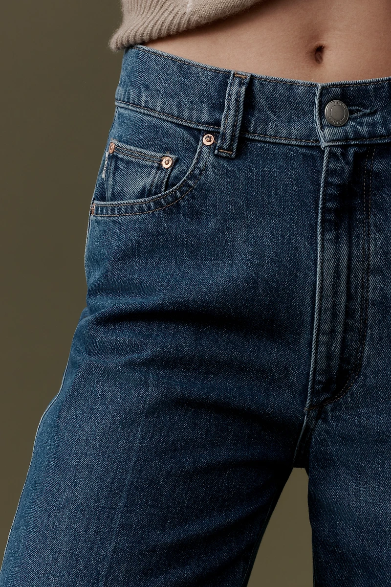 DL1961 Hepburn High-Rise Wide-Leg Ankle Jeans