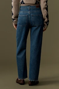 DL1961 Hepburn High-Rise Wide-Leg Ankle Jeans