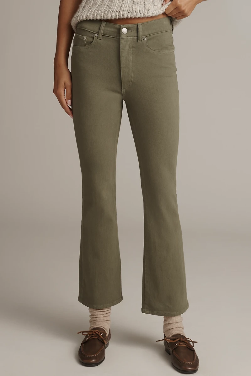 DL1961 Bridget High-Rise Crop Bootcut Jeans