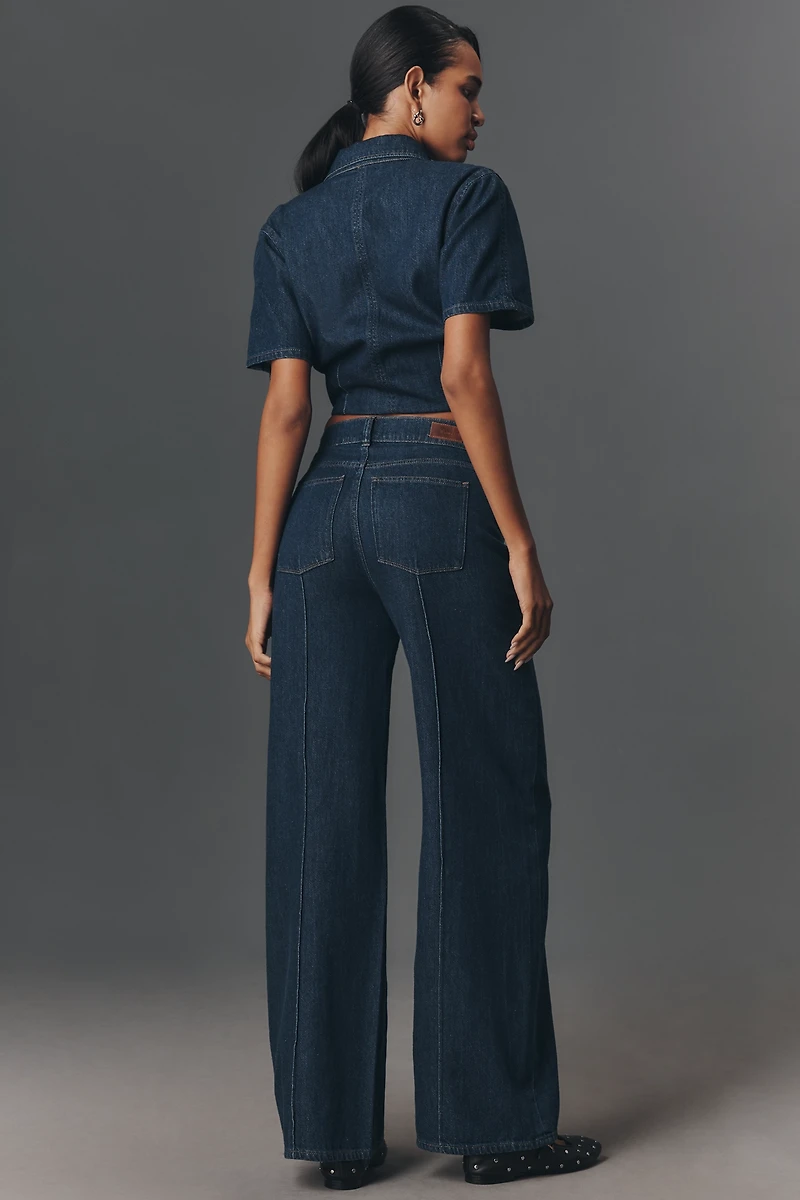 DL1961 Hepburn Wide-Leg Aura High-Rise Jeans