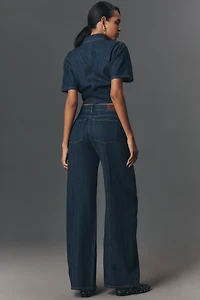 DL1961 Hepburn Wide-Leg Aura High-Rise Jeans