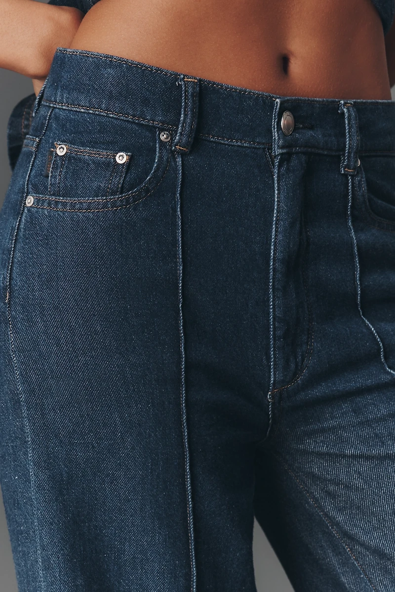 DL1961 Hepburn Wide-Leg Aura High-Rise Jeans