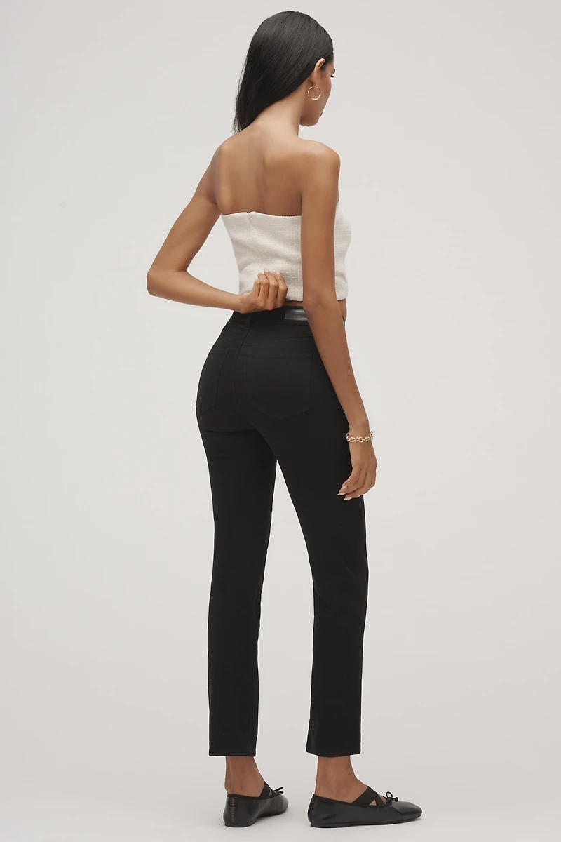 DL1961 Halle High-Rise Straight-Leg Jeans