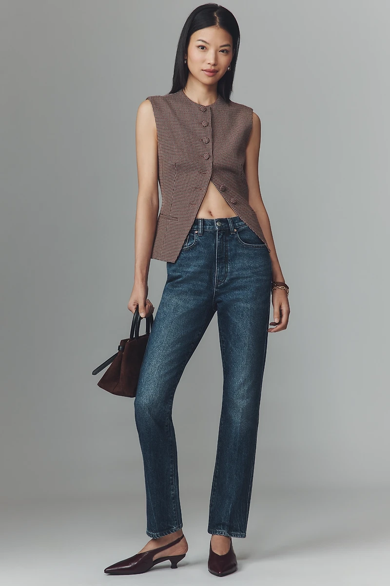 DL1961 Kristy Cigarette High-Rise Straight Jeans