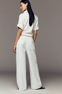 DL1961 Sienna Aura Drawstring Low-Slung Relaxed Wide-Leg Jeans