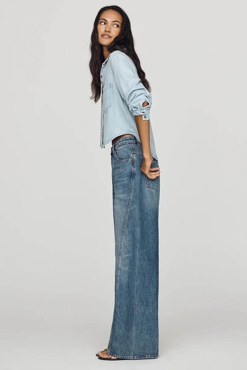 DL1961 Alex Low-Rise Baggy Wide-Leg Jeans