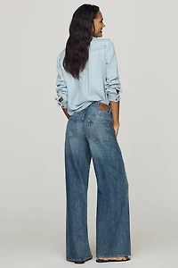 DL1961 Alex Low-Rise Baggy Wide-Leg Jeans