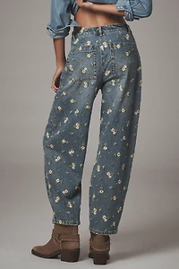 Avec Les Filles High-Rise Barrel Jeans