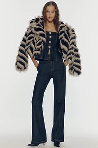 Avec Les Filles High-Rise Wide-Leg Jeans