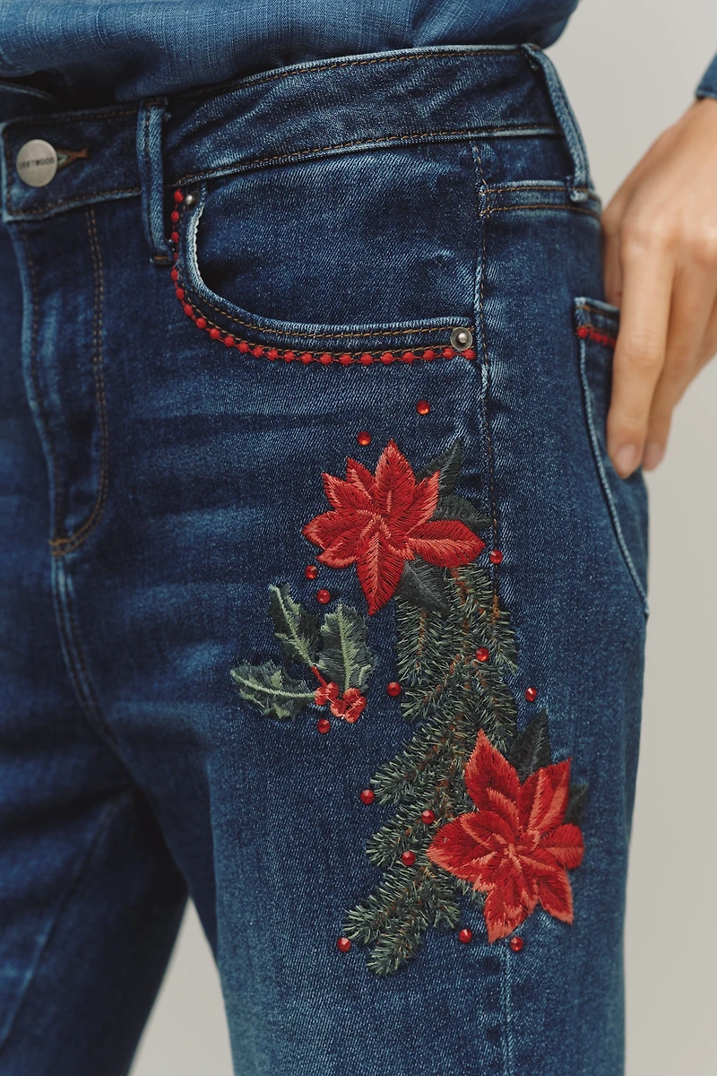 Driftwood Farrah High-Rise Bootleg Jeans