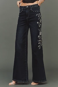 Driftwood Penelope High-Rise Wide-Leg Jeans