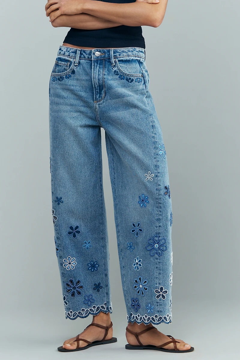 Driftwood Elaine High-Rise Barrel Jeans