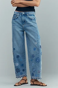 Driftwood Elaine High-Rise Barrel Jeans
