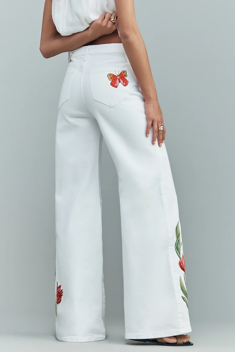 Driftwood Penelope High-Rise Wide Leg Jeans