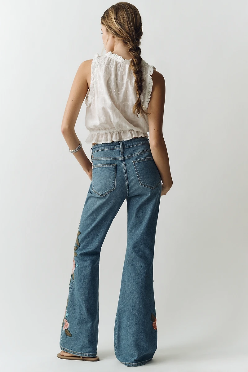 Driftwood Farrah Mid-Rise Flare Jeans