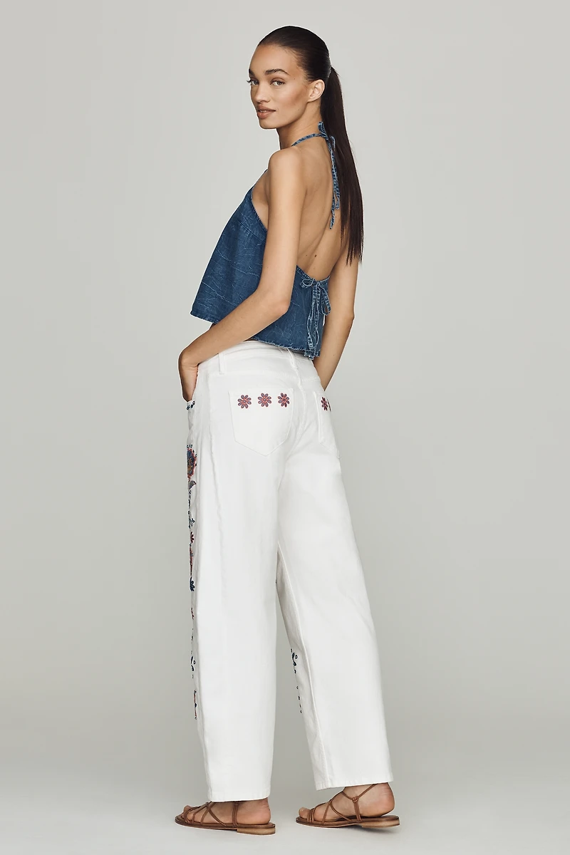 Driftwood Elaine High-Rise Barrel Jeans